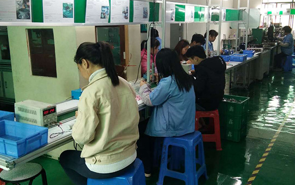 2.独立生产流水线，工人上班图